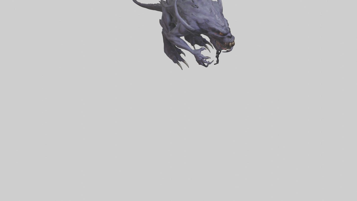 3D model Beast from the Void model VR / AR / low-poly