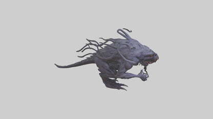3D model Beast from the Void model VR / AR / low-poly