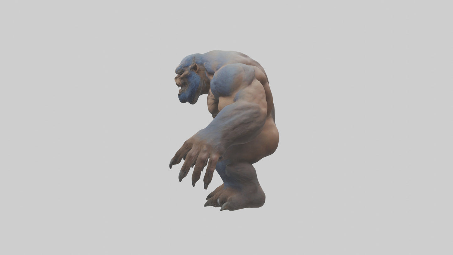 3D model Beast Giant model VR / AR / low-poly