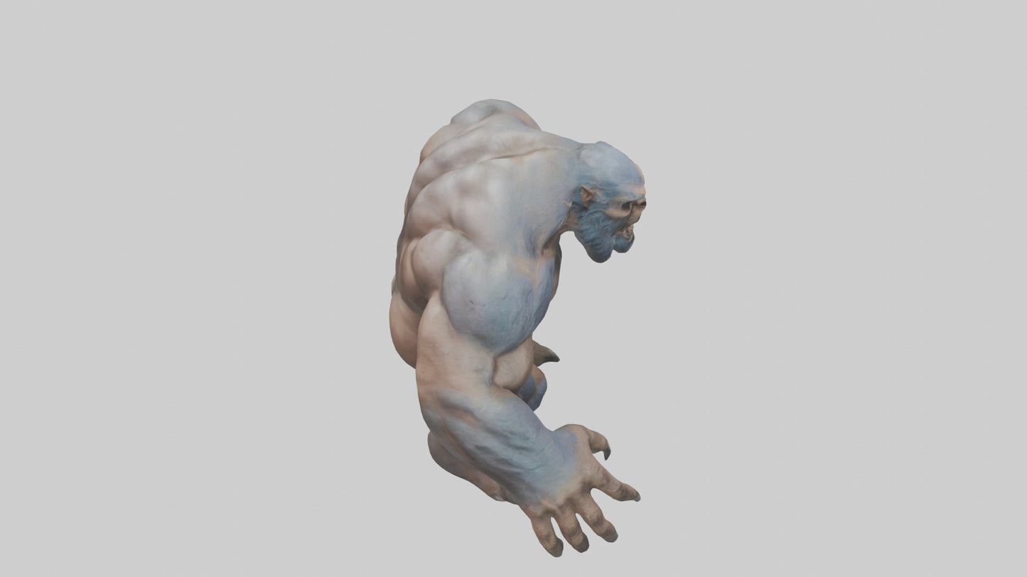3D model Beast Giant model VR / AR / low-poly
