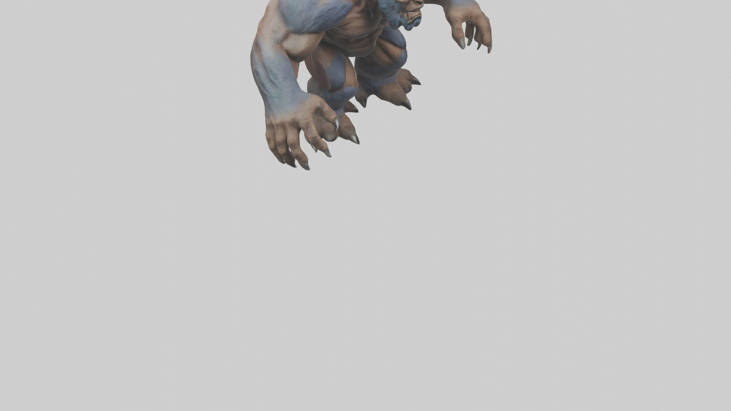 3D model Beast Giant model VR / AR / low-poly