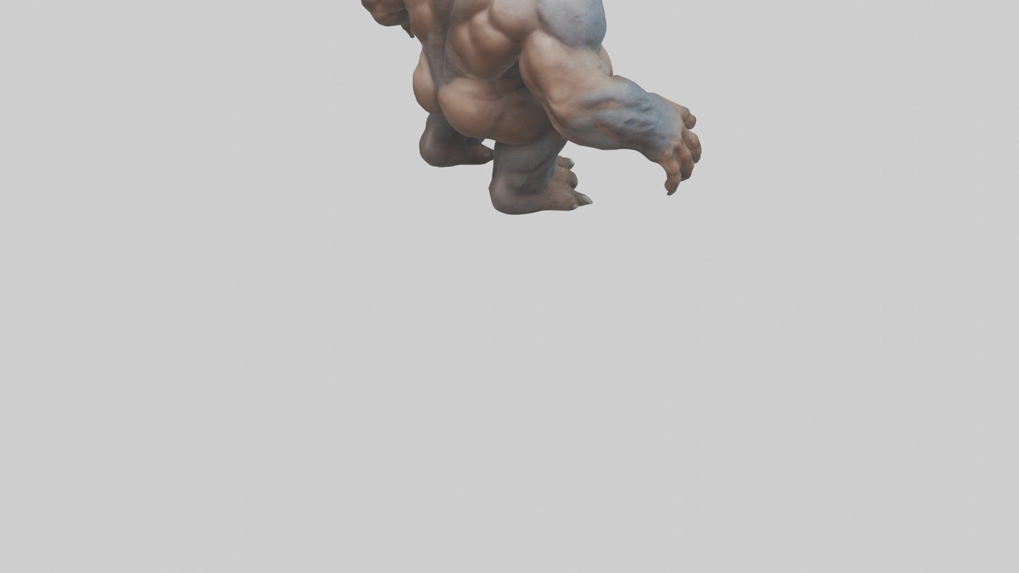 3D model Beast Giant model VR / AR / low-poly