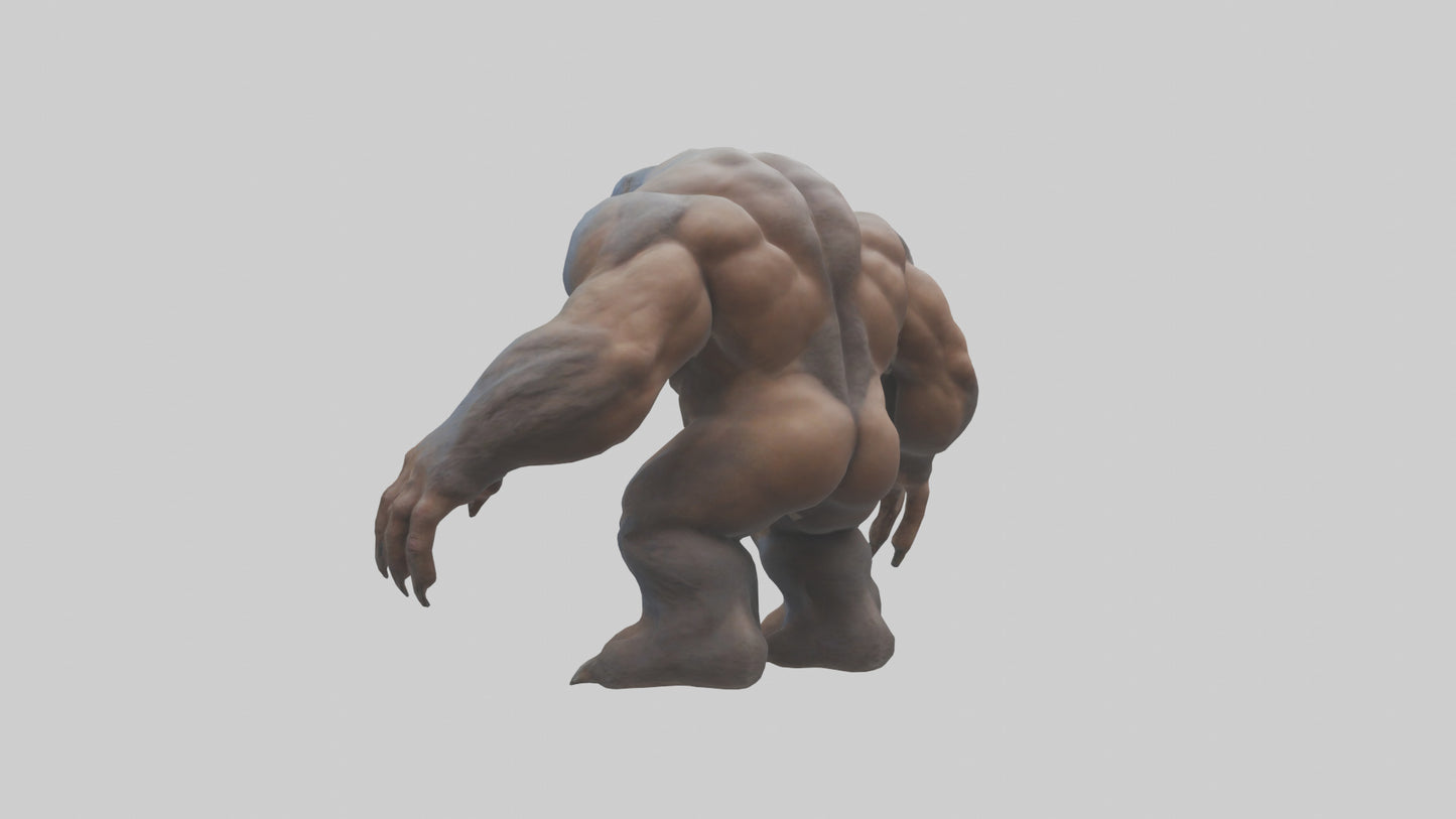 3D model Beast Giant model VR / AR / low-poly