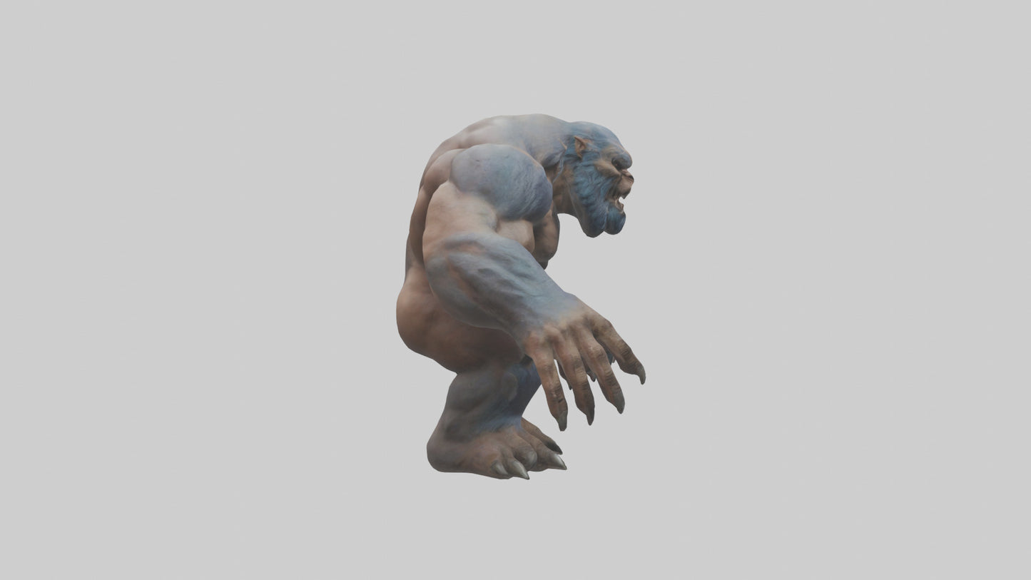 3D model Beast Giant model VR / AR / low-poly
