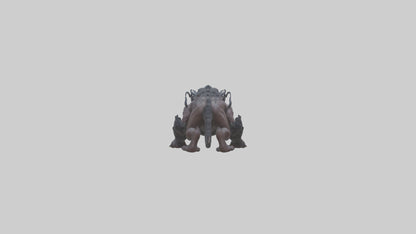 3D model Beast of Hades model VR / AR / low-poly