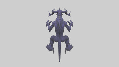 3D model Beast of Shadows model VR / AR / low-poly