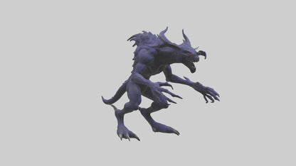 3D model Beast of Shadows model VR / AR / low-poly