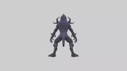 3D model Beast of Shadows model VR / AR / low-poly