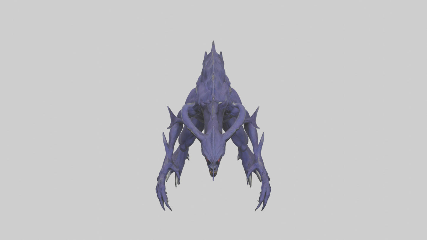 3D model Beast of Shadows model VR / AR / low-poly