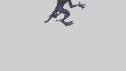 3D model Beast of Shadows model VR / AR / low-poly