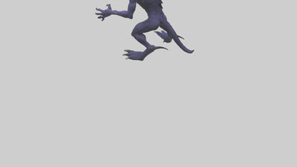 3D model Beast of Shadows model VR / AR / low-poly