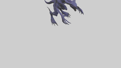 3D model Beast of Shadows model VR / AR / low-poly