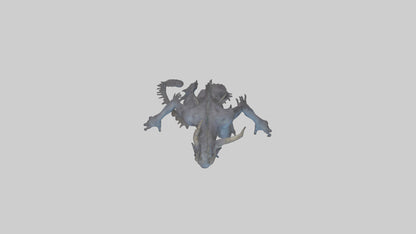3D model Beast of the Abyss model VR / AR / low-poly