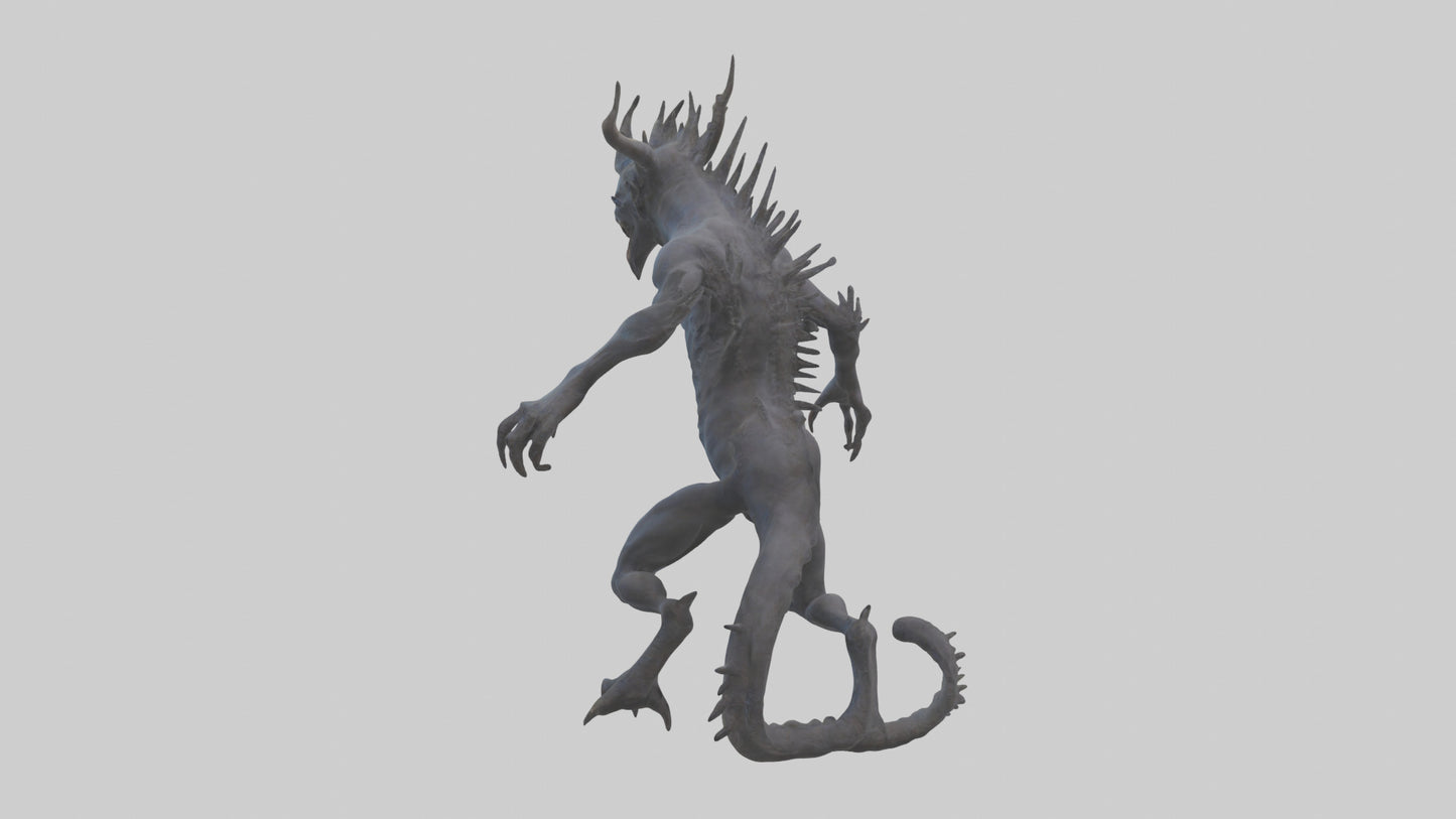 3D model Beast of the Abyss model VR / AR / low-poly