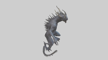 3D model Beast of the Abyss model VR / AR / low-poly