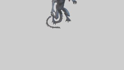 3D model Beast of the Abyss model VR / AR / low-poly