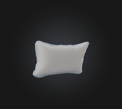 3D model bed pillow 2 VR / AR / low-poly