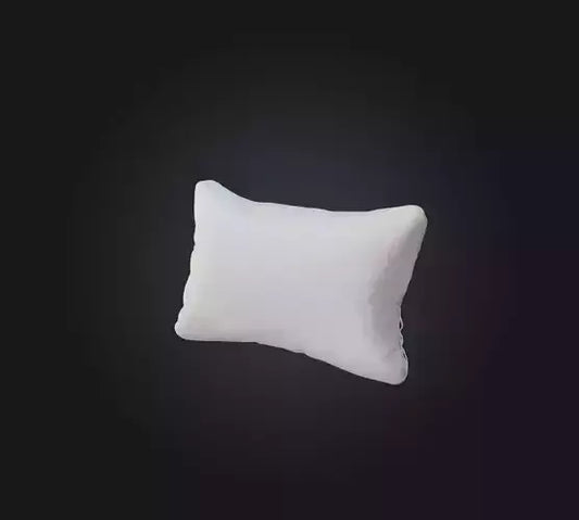 3D model bed pillow 2 VR / AR / low-poly