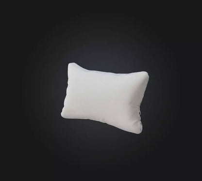 3D model bed pillow 2 VR / AR / low-poly