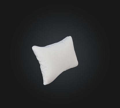 3D model bed pillow 2 VR / AR / low-poly
