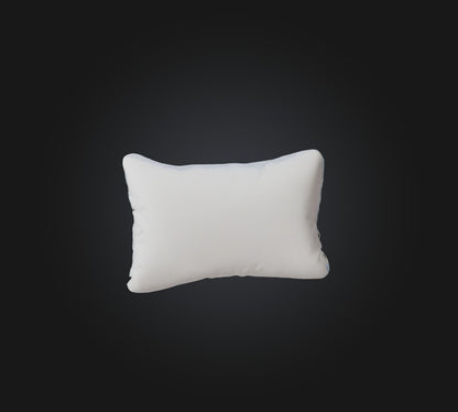 3D model bed pillow 2 VR / AR / low-poly
