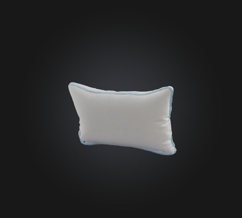 3D model bed pillow 2 VR / AR / low-poly