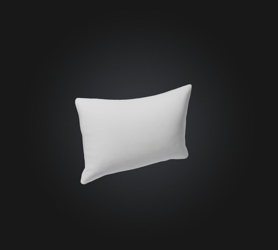 3D model bed pillow VR / AR / low-poly