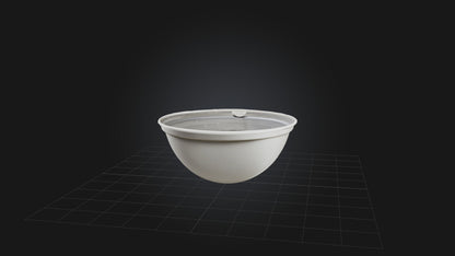 3D model Bedpan Model VR / AR / low-poly