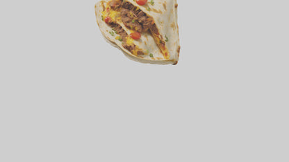 3D model Beef quesadilla model VR / AR / low-poly