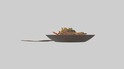 3D model Beef stirfry model VR / AR / low-poly