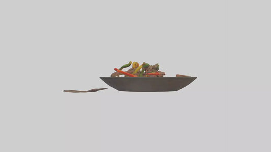 3D model Beef stirfry model VR / AR / low-poly
