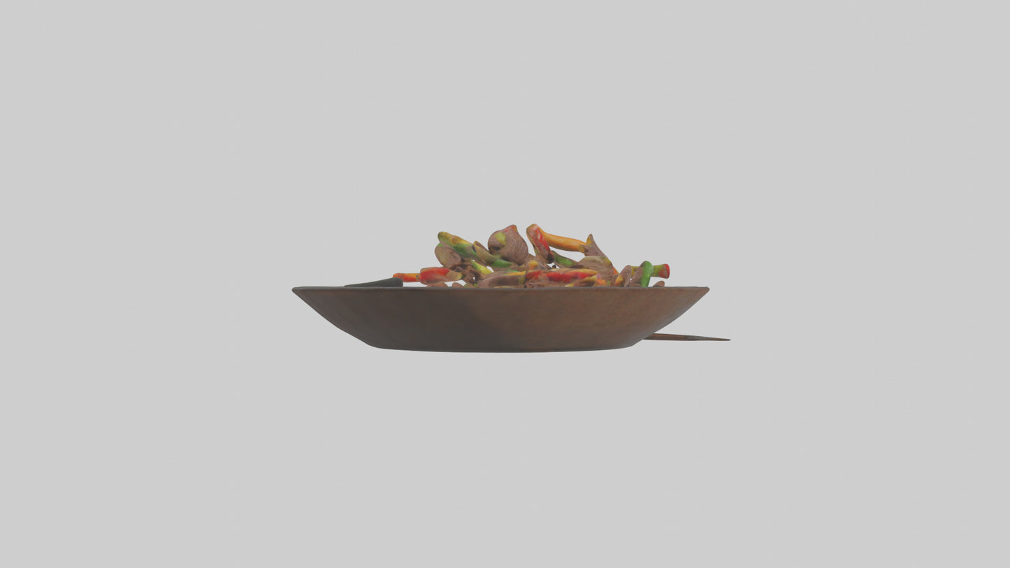3D model Beef stirfry model VR / AR / low-poly