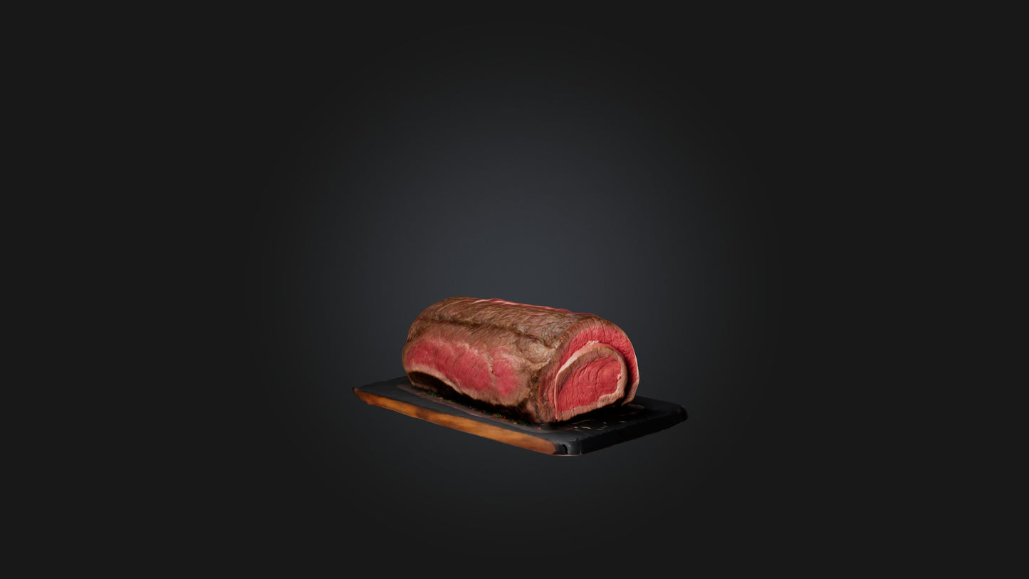 3D model Beef Tenderloin Model VR / AR / low-poly
