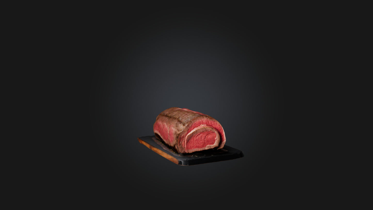 3D model Beef Tenderloin Model VR / AR / low-poly
