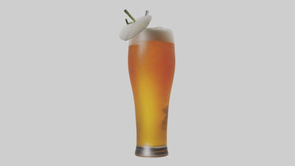 3D model Beer cocktail model VR / AR / low-poly