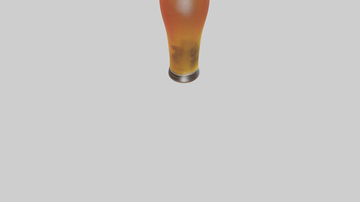 3D model Beer cocktail model VR / AR / low-poly