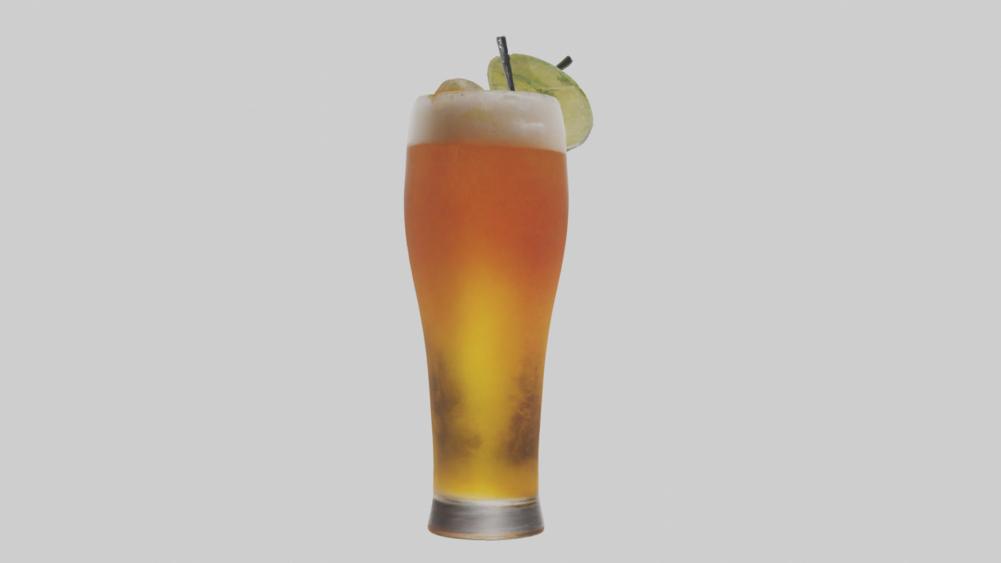 3D model Beer cocktail model VR / AR / low-poly