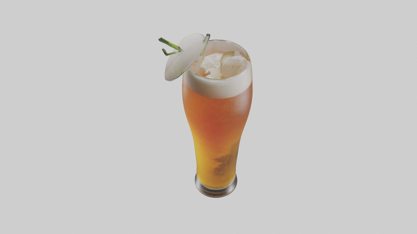 3D model Beer cocktail model VR / AR / low-poly