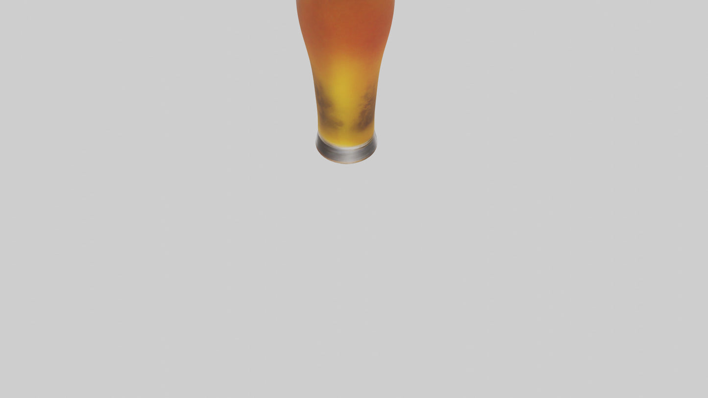 3D model Beer cocktail model VR / AR / low-poly