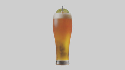3D model Beer cocktail model VR / AR / low-poly