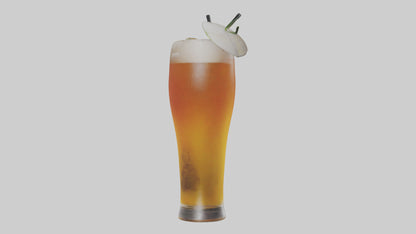 3D model Beer cocktail model VR / AR / low-poly