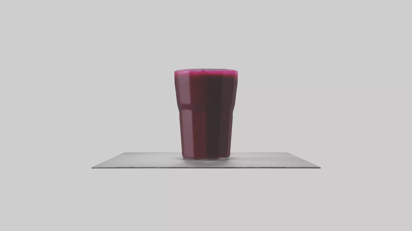 3D model Beet juice model VR / AR / low-poly