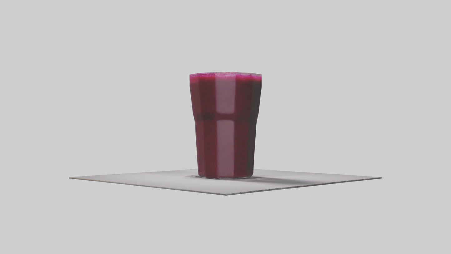 3D model Beet juice model VR / AR / low-poly