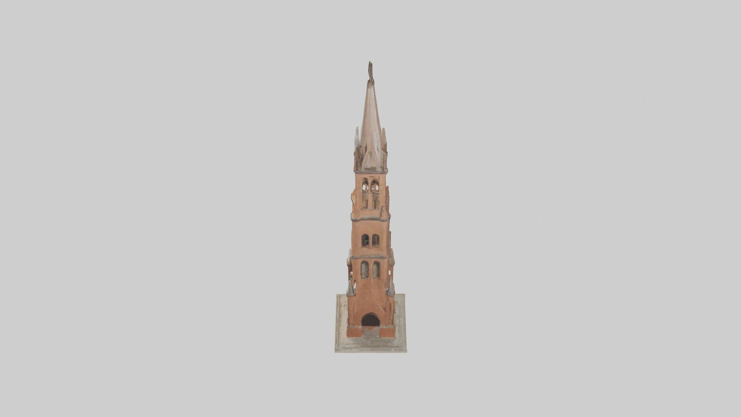 3D model Belltower Model 1 VR / AR / low-poly