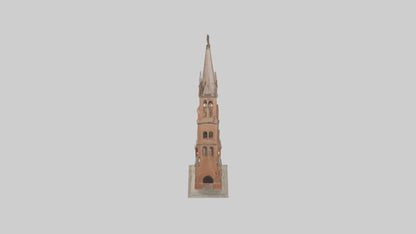 3D model Belltower Model 1 VR / AR / low-poly