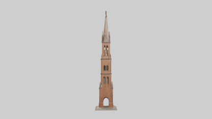3D model Belltower Model 1 VR / AR / low-poly