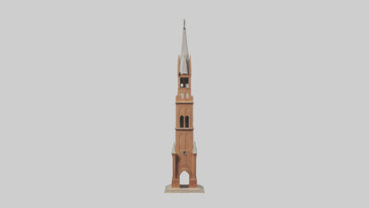 3D model Belltower Model 1 VR / AR / low-poly
