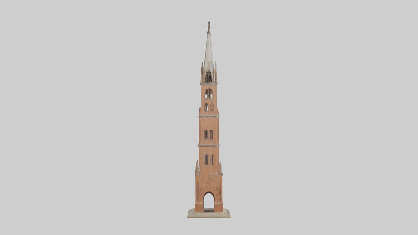 3D model Belltower Model 1 VR / AR / low-poly