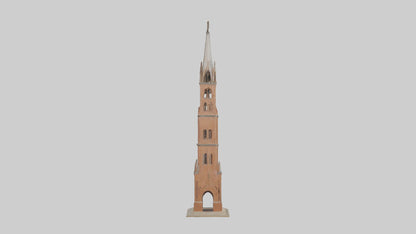 3D model Belltower Model 1 VR / AR / low-poly