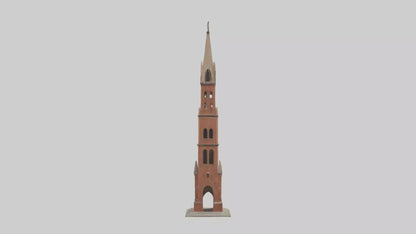 3D model Belltower Model 1 VR / AR / low-poly